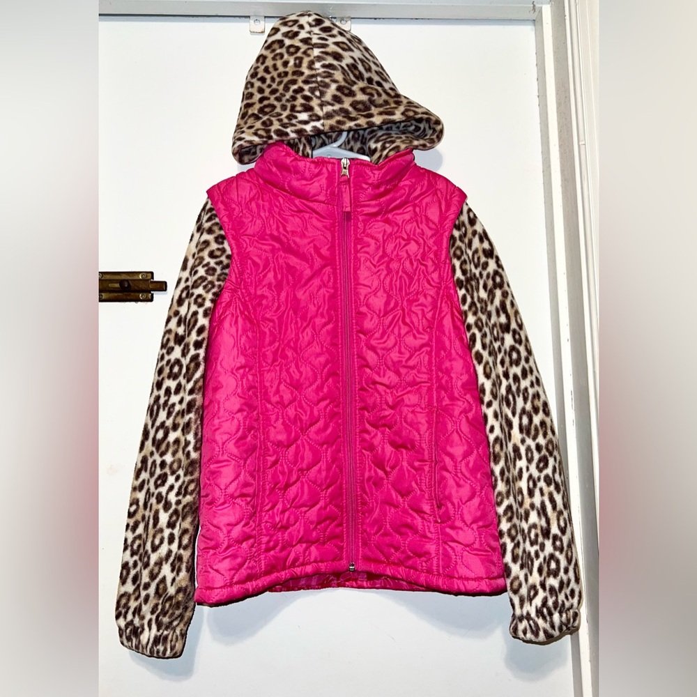 Pink Platinum Leopard & Pink Jacket Size 10/12